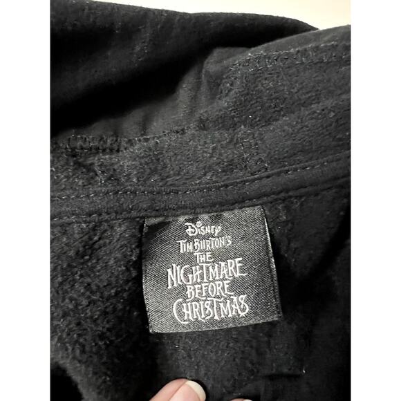 Nightmare Before Christmas Kids Sz 10 Pullover Hoodie Jack Skellington Skulls - Picture 7 of 9